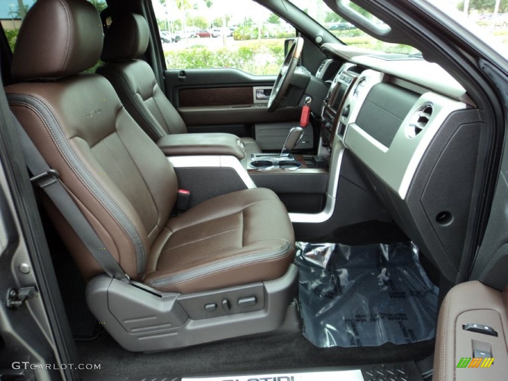 2010 F150 Platinum SuperCrew - Sterling Grey Metallic / Sienna Brown Leather/Black photo #21