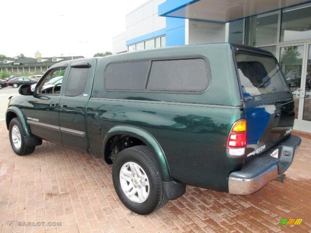 2003 Tundra SR5 Access Cab 4x4 - Imperial Jade Green Mica / Oak photo #2