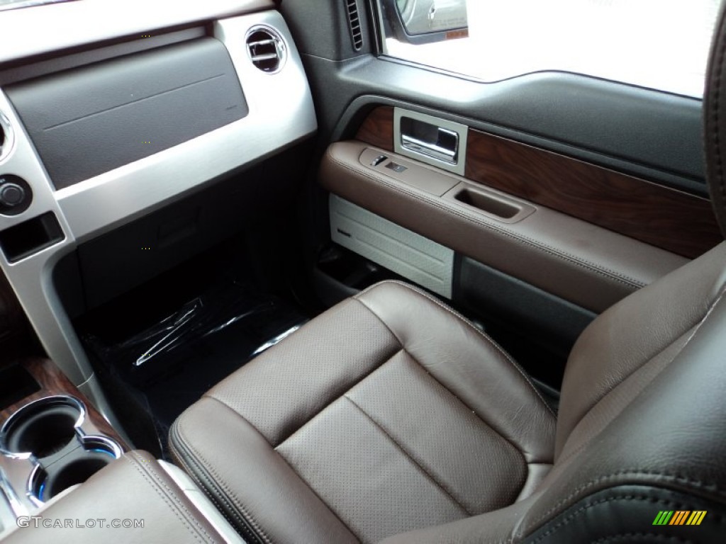 2010 F150 Platinum SuperCrew - Sterling Grey Metallic / Sienna Brown Leather/Black photo #27