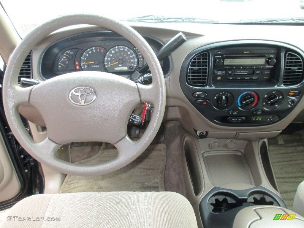 2003 Toyota Tundra SR5 Access Cab 4x4 Oak Dashboard Photo #85101911