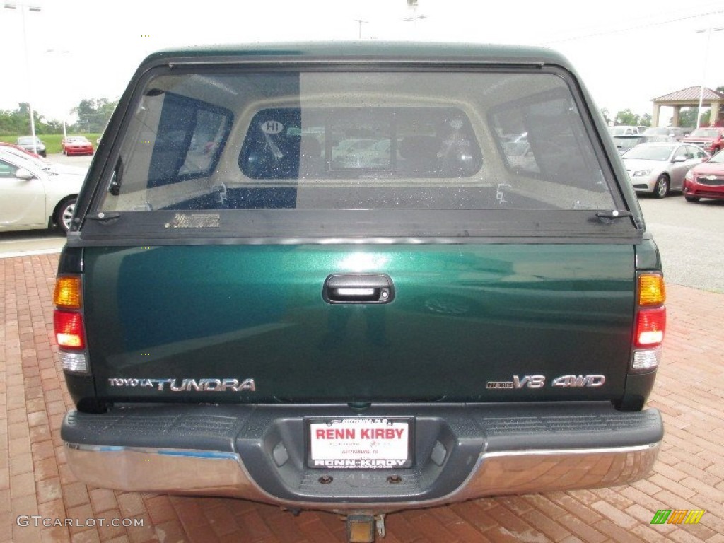 2003 Tundra SR5 Access Cab 4x4 - Imperial Jade Green Mica / Oak photo #14