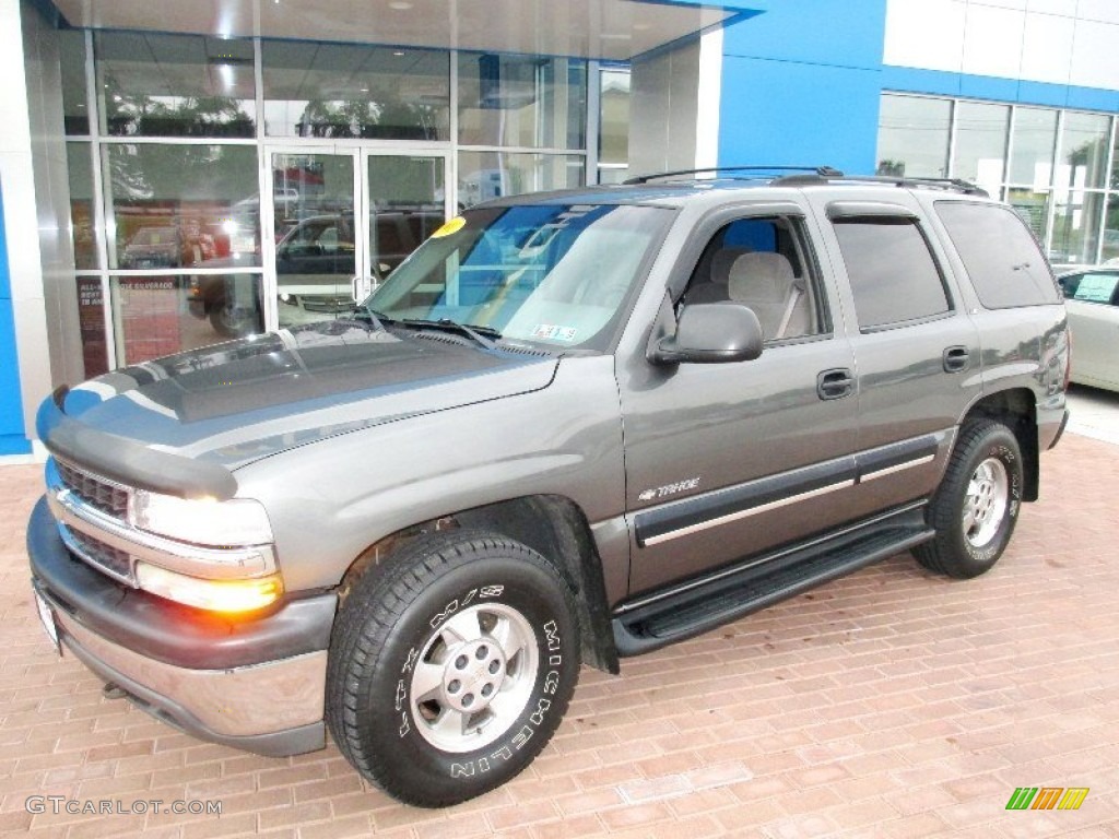 2001 Tahoe LS 4x4 - Medium Charcoal Gray Metallic / Graphite/Medium Gray photo #3