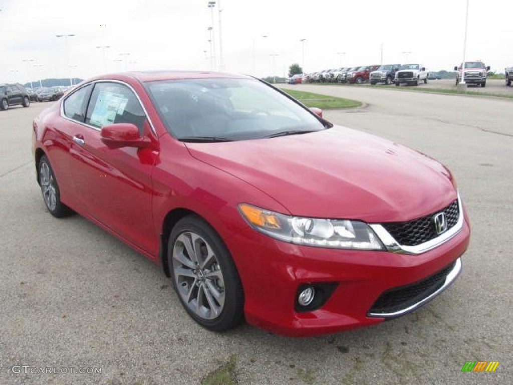 San Marino Red 2014 Honda Accord EX-L V6 Coupe Exterior Photo #85102475