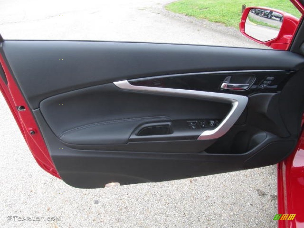 2014 Accord EX-L V6 Coupe - San Marino Red / Black photo #6