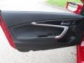 Black 2014 Honda Accord EX-L V6 Coupe Door Panel