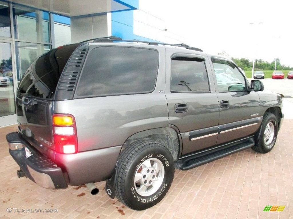 2001 Tahoe LS 4x4 - Medium Charcoal Gray Metallic / Graphite/Medium Gray photo #11