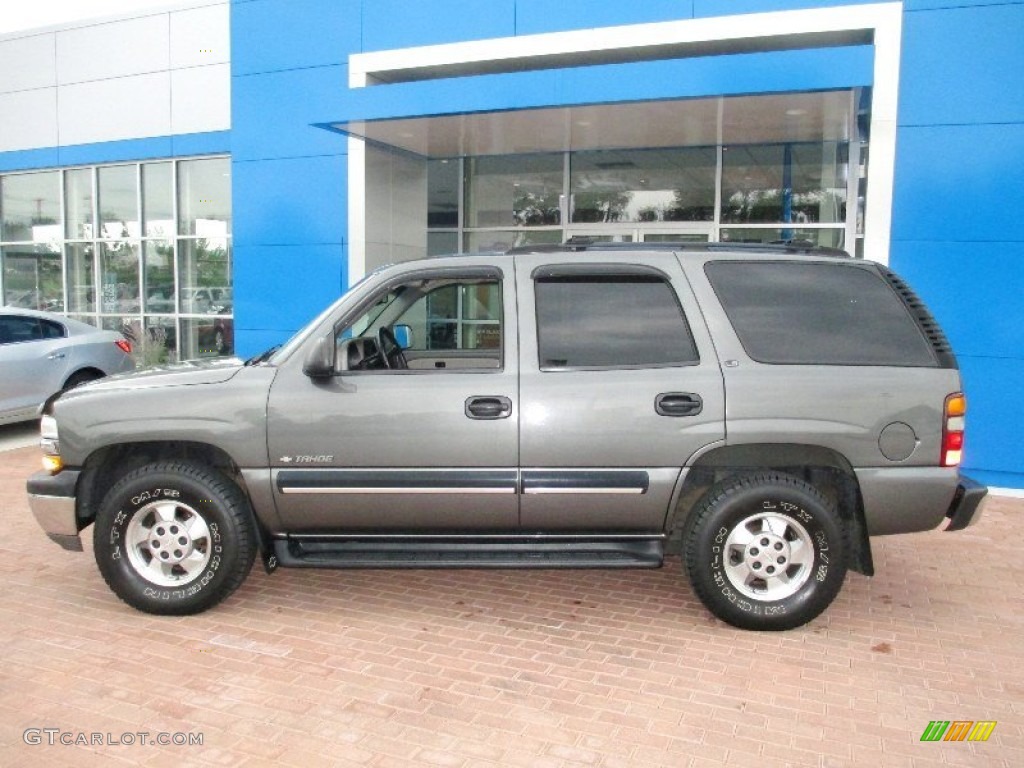 2001 Tahoe LS 4x4 - Medium Charcoal Gray Metallic / Graphite/Medium Gray photo #13