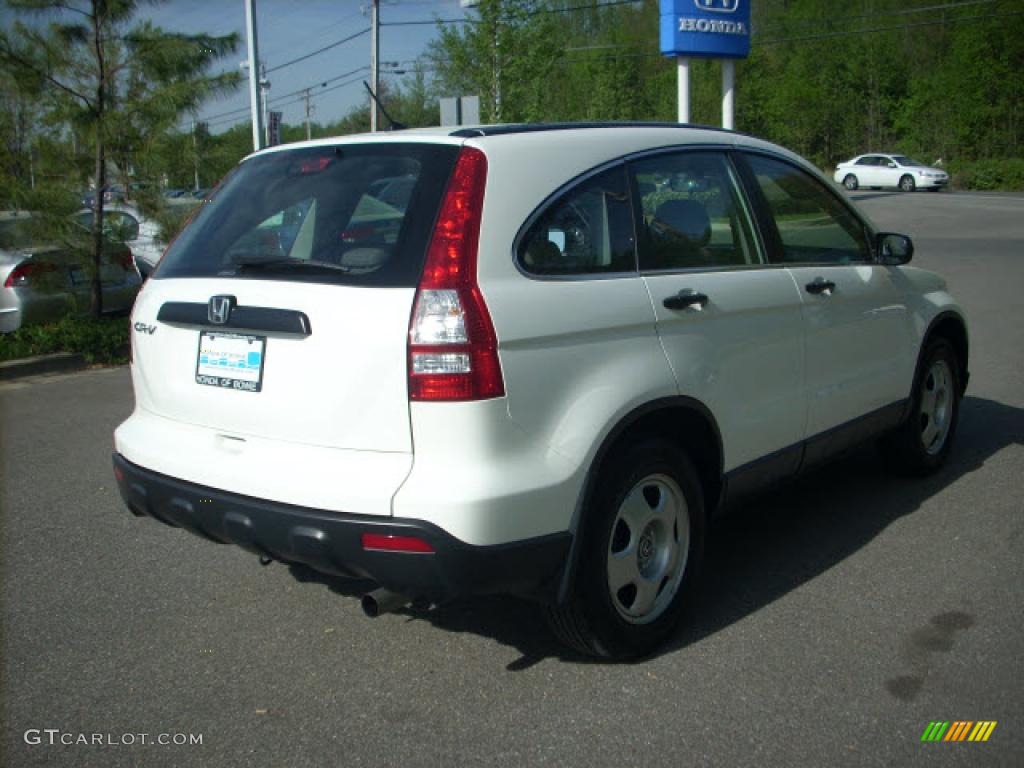 2008 CR-V LX 4WD - Taffeta White / Gray photo #3