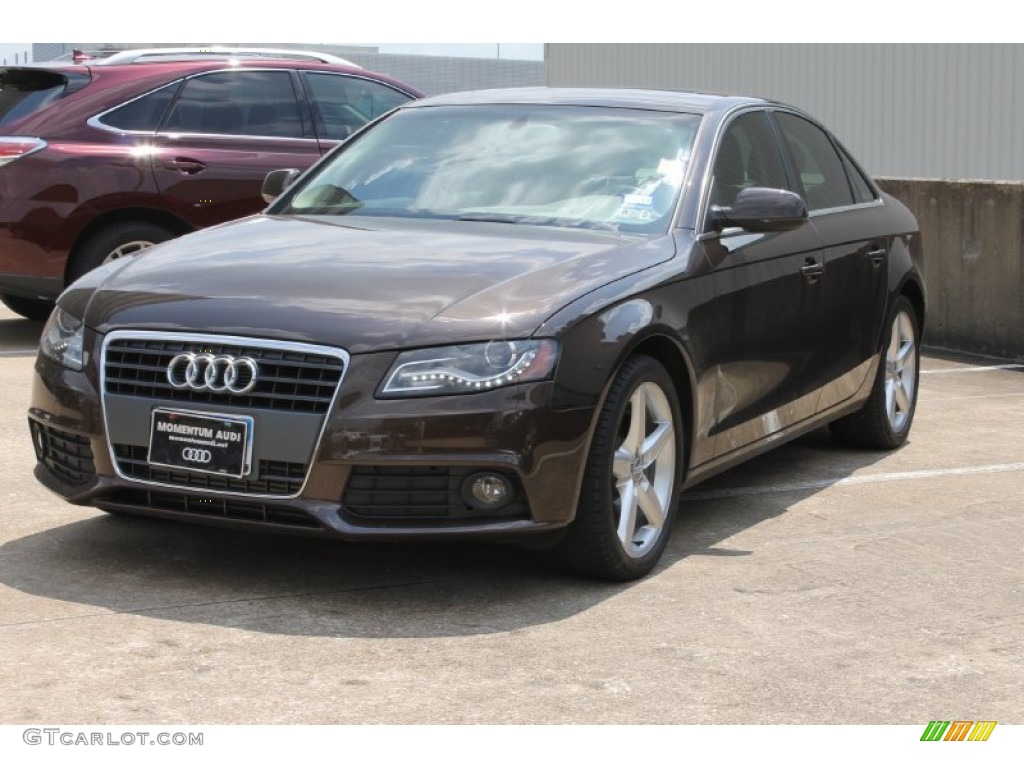 2011 A4 2.0T Sedan - Teak Brown Metallic / Light Gray photo #3