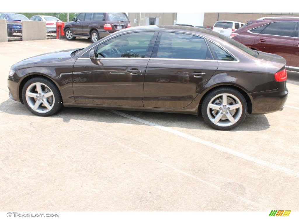 2011 A4 2.0T Sedan - Teak Brown Metallic / Light Gray photo #5