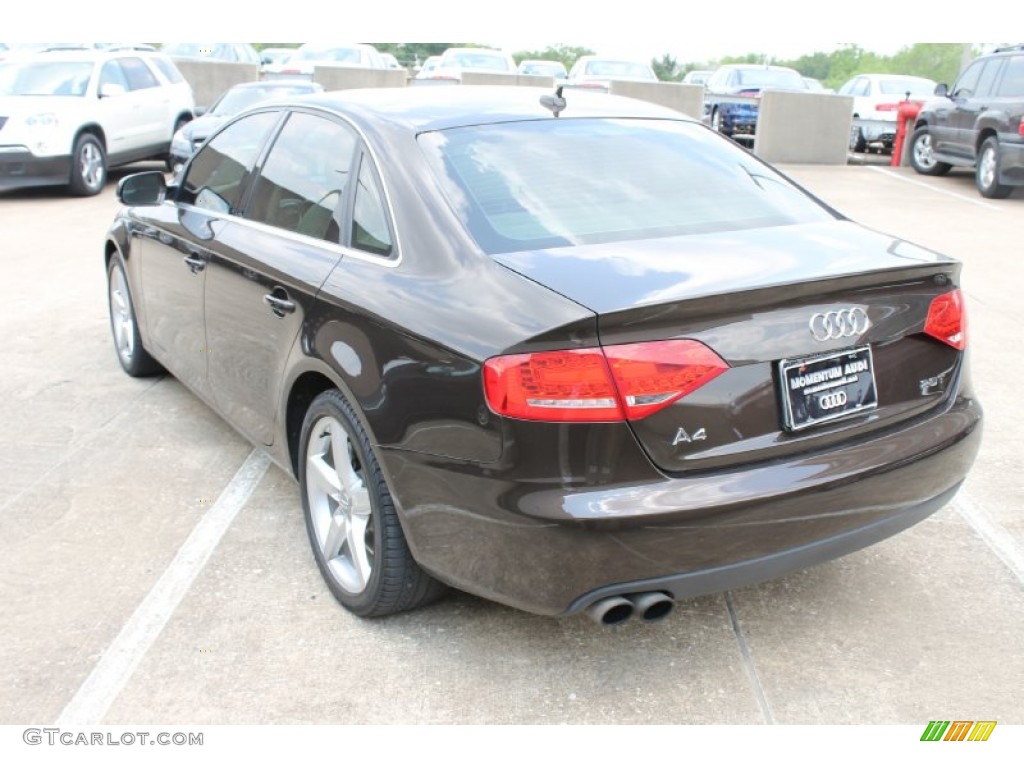 2011 A4 2.0T Sedan - Teak Brown Metallic / Light Gray photo #6