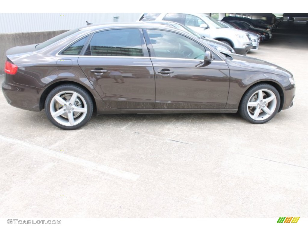 2011 A4 2.0T Sedan - Teak Brown Metallic / Light Gray photo #9