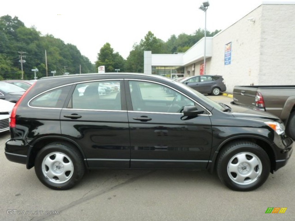 2011 CR-V LX 4WD - Crystal Black Pearl / Black photo #2