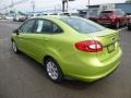 2012 Lime Squeeze Metallic Ford Fiesta SE Sedan  photo #9