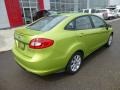 2012 Lime Squeeze Metallic Ford Fiesta SE Sedan  photo #11