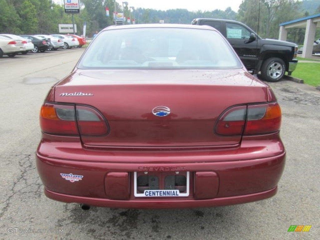 2003 Malibu Sedan - Redfire Metallic / Gray photo #5