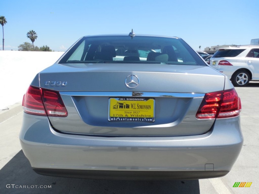 2014 E 350 Sedan - Paladium Silver Metallic / Black photo #5