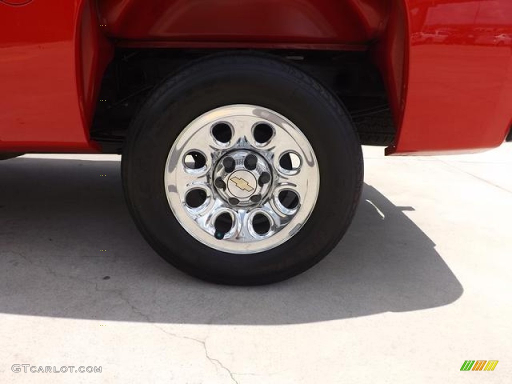 2011 Silverado 1500 LS Crew Cab - Victory Red / Dark Titanium photo #16