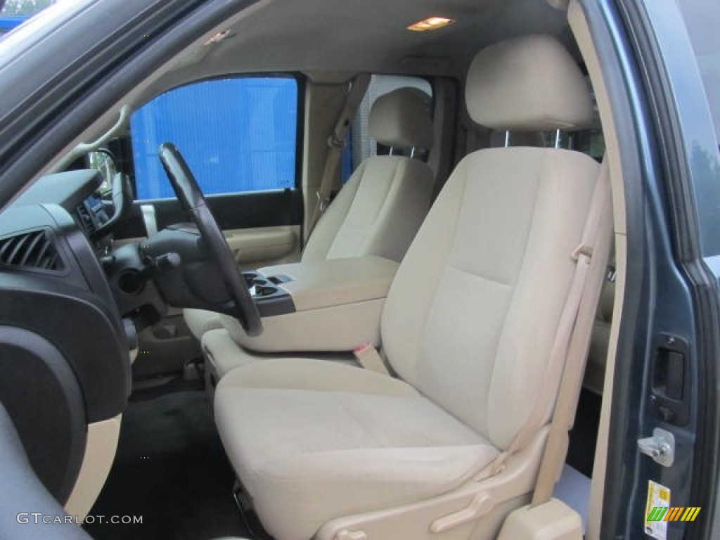 2007 Silverado 1500 LT Extended Cab 4x4 - Blue Granite Metallic / Light Cashmere/Ebony Black photo #13