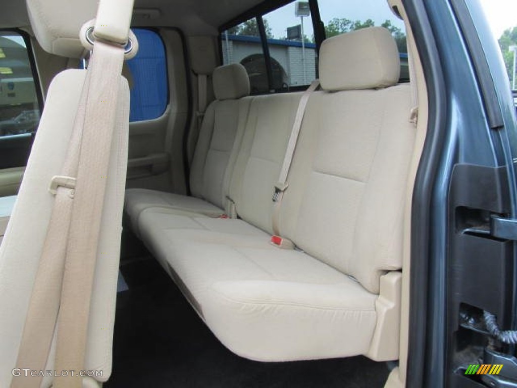 2007 Silverado 1500 LT Extended Cab 4x4 - Blue Granite Metallic / Light Cashmere/Ebony Black photo #14
