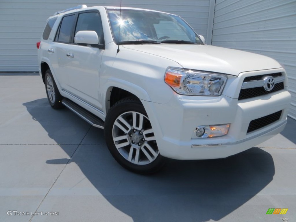 2013 4Runner Limited - Blizzard White Pearl / Black Leather photo #2