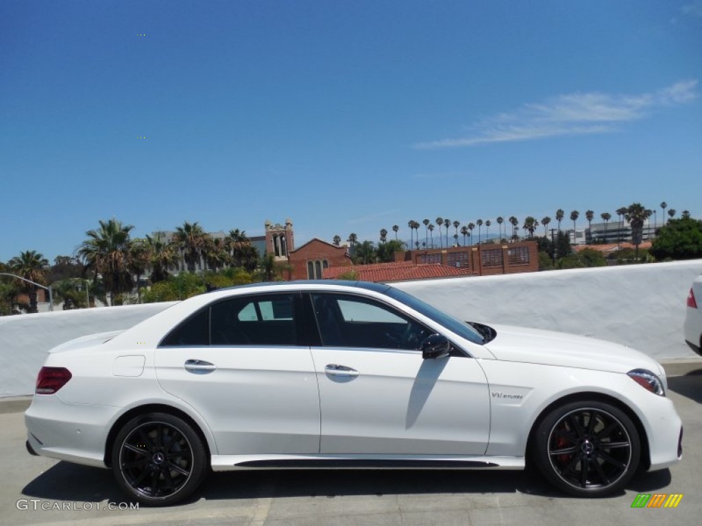 Polar White 2014 Mercedes-Benz E 63 AMG S-Model Exterior Photo #85107008