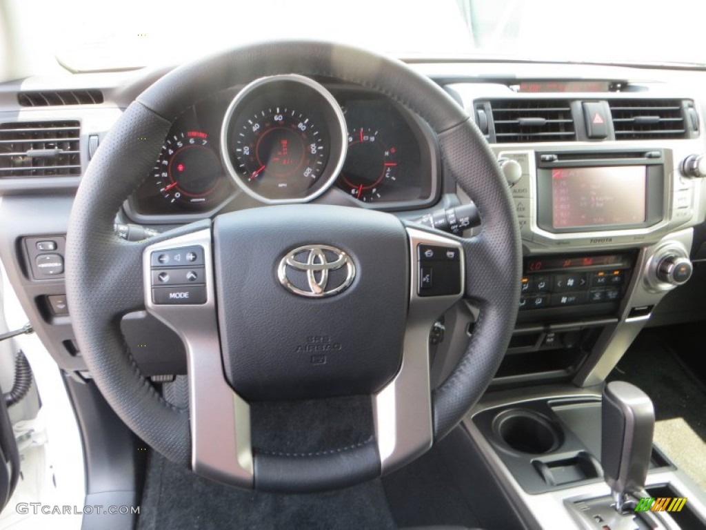 2013 4Runner Limited - Blizzard White Pearl / Black Leather photo #23
