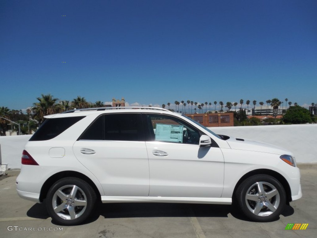 Polar White 2014 Mercedes-Benz ML 350 Exterior Photo #85107542