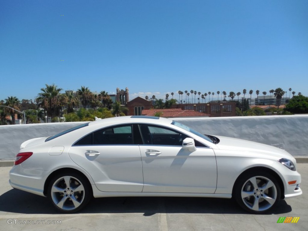 Diamond White Metallic 2014 Mercedes-Benz CLS 550 Coupe Exterior Photo #85108370