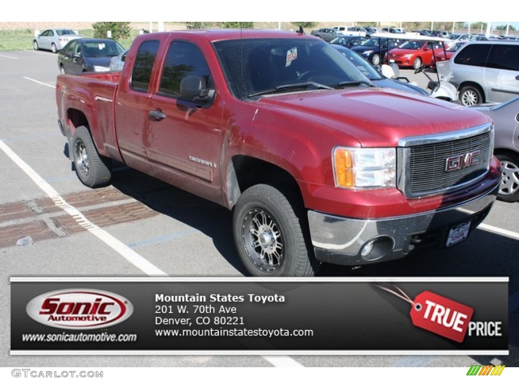 Sport Dark Red Metallic GMC Sierra 1500