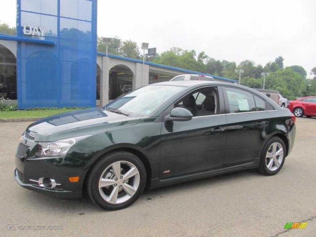 2014 Cruze LT - Rainforest Green Metallic / Jet Black photo #1