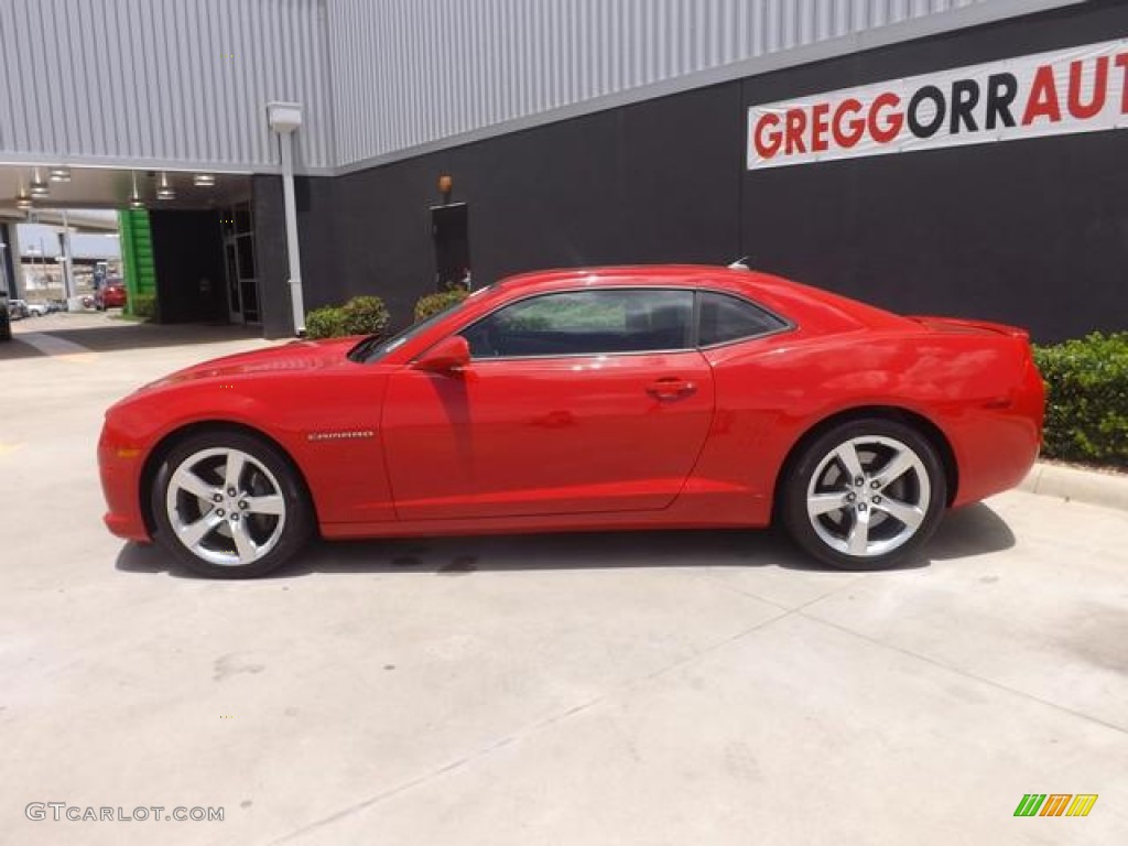 2011 Camaro SS/RS Coupe - Victory Red / Black photo #6