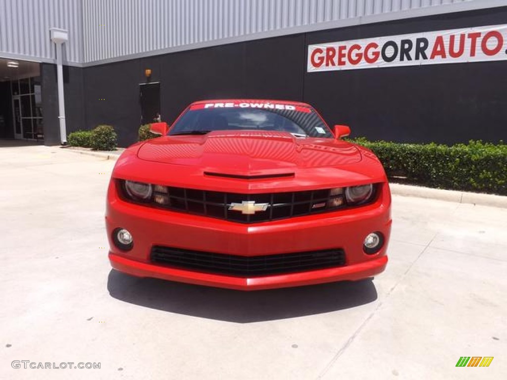 2011 Camaro SS/RS Coupe - Victory Red / Black photo #7