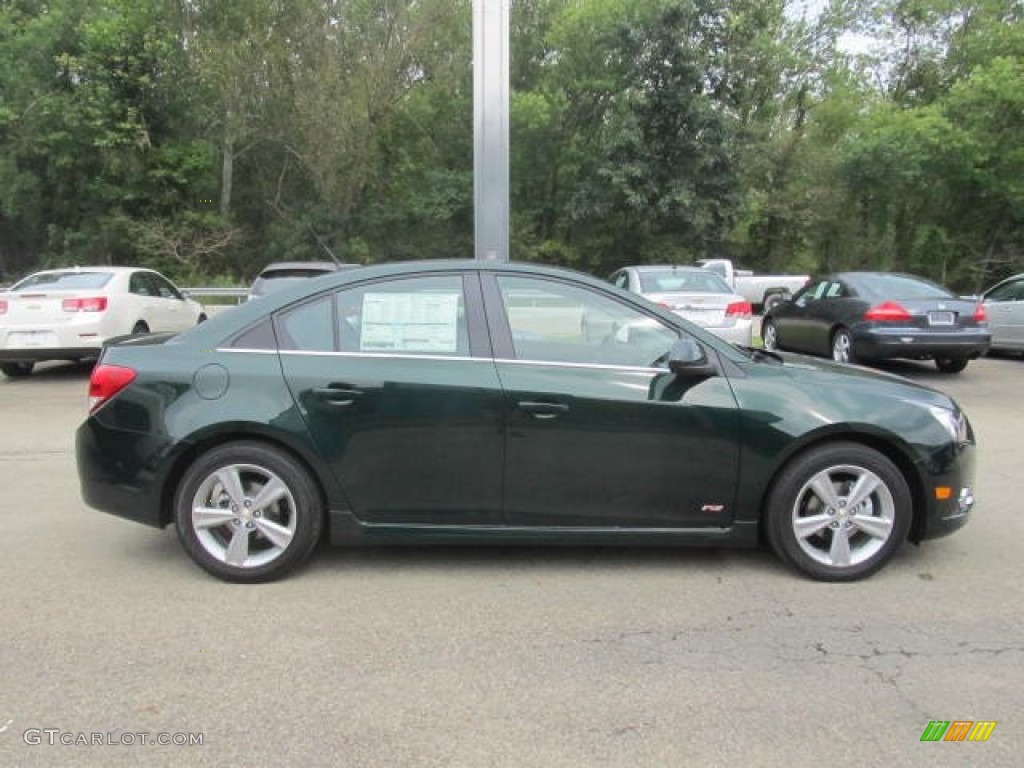 Rainforest Green Metallic 2014 Chevrolet Cruze LT Exterior Photo #85109816