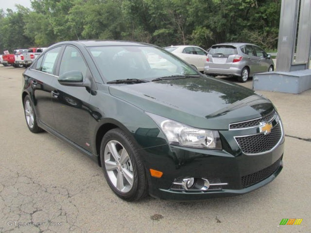 Rainforest Green Metallic 2014 Chevrolet Cruze LT Exterior Photo #85109864