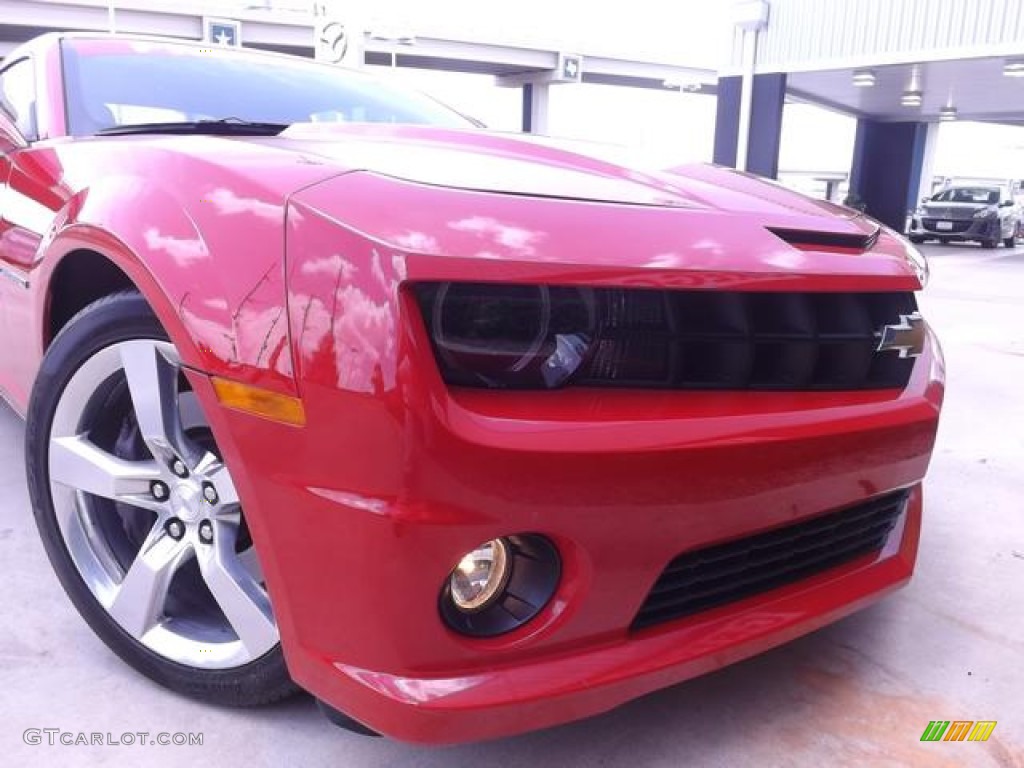 2011 Camaro SS/RS Coupe - Victory Red / Black photo #13