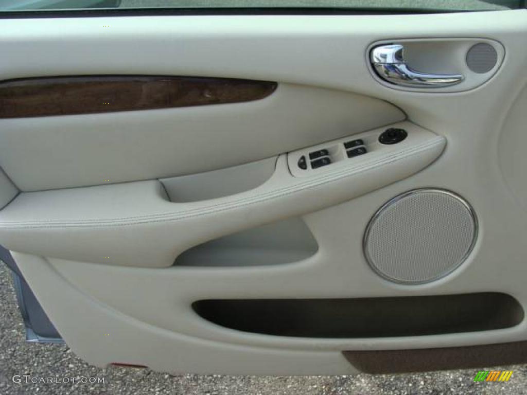 2007 X-Type 3.0 - Glacier Blue Metallic / Ivory photo #7