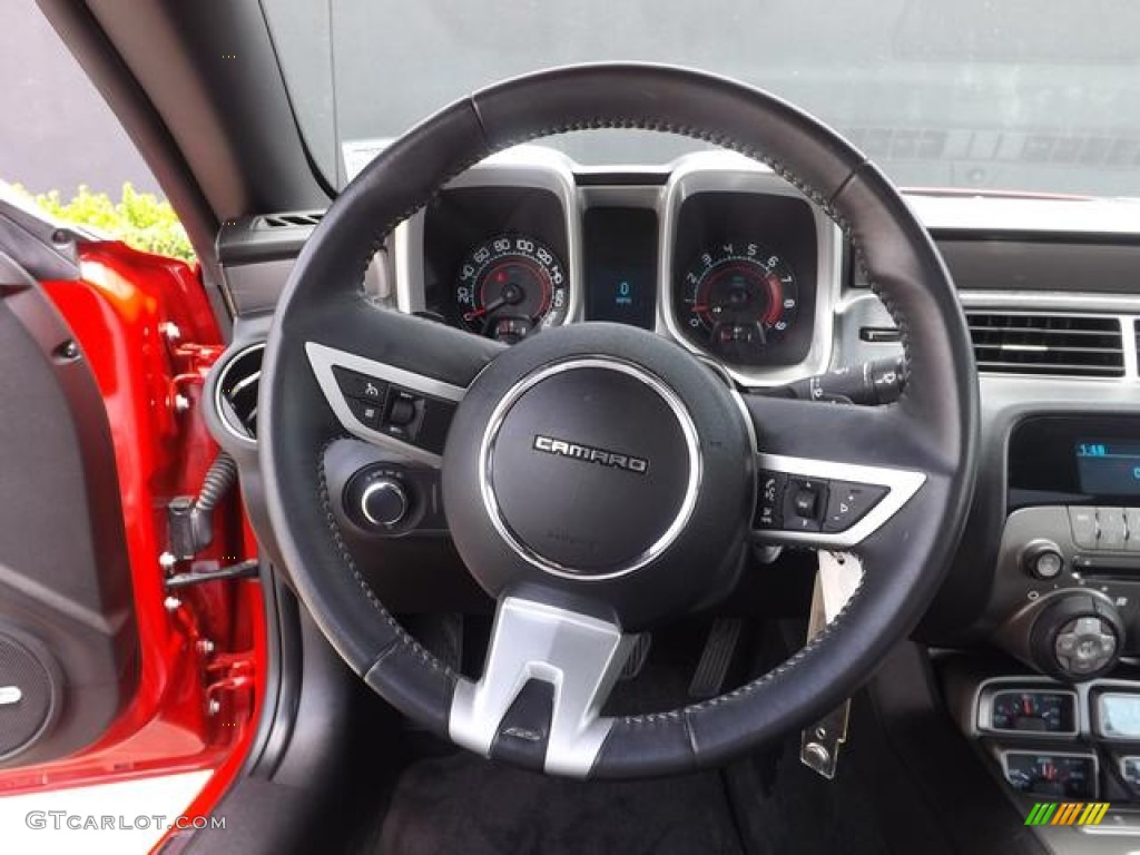 2011 Camaro SS/RS Coupe - Victory Red / Black photo #18