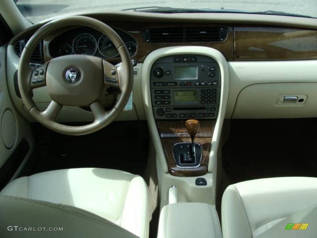2007 X-Type 3.0 - Glacier Blue Metallic / Ivory photo #9