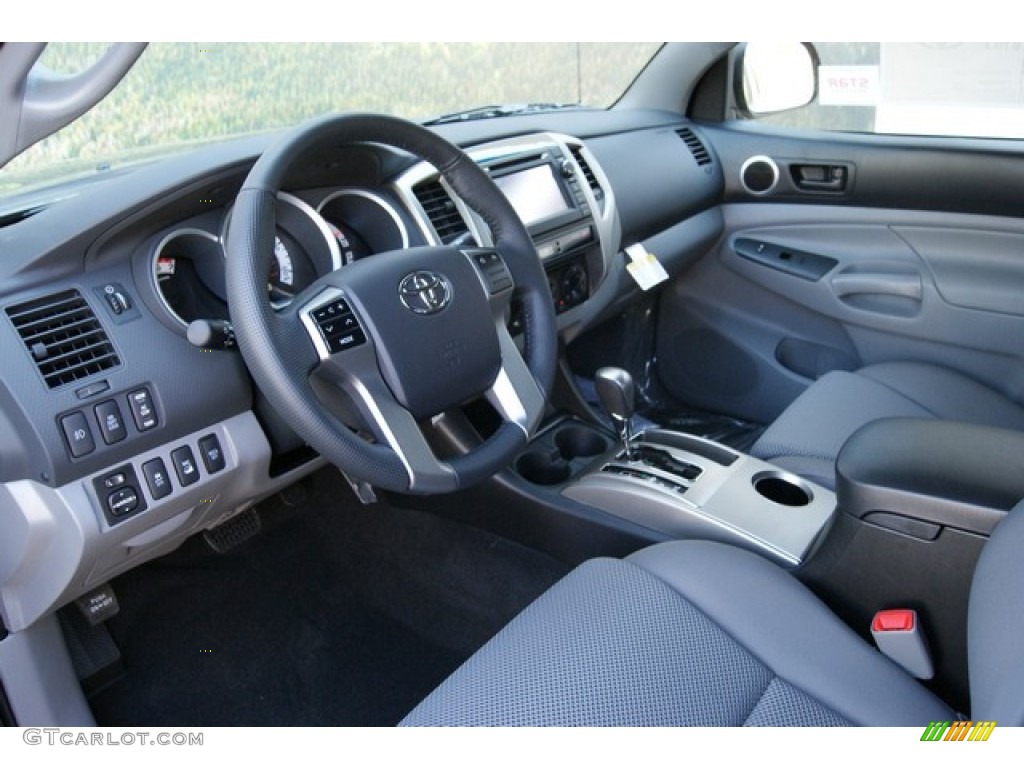 Graphite Interior 2013 Toyota Tacoma V6 TRD Double Cab 4x4 Photo #85110797