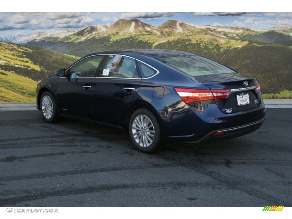 2013 Avalon Hybrid XLE - Nautical Blue Metallic / Almond photo #2
