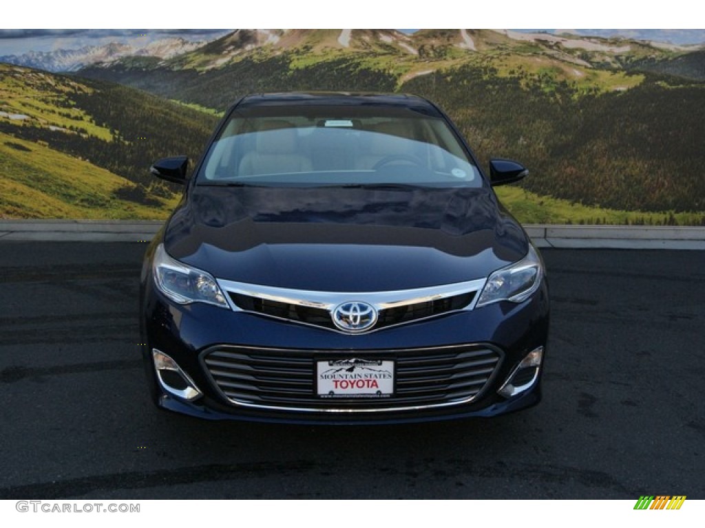 2013 Avalon Hybrid XLE - Nautical Blue Metallic / Almond photo #3