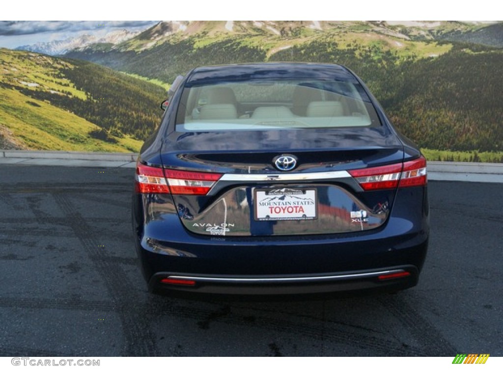 2013 Avalon Hybrid XLE - Nautical Blue Metallic / Almond photo #4
