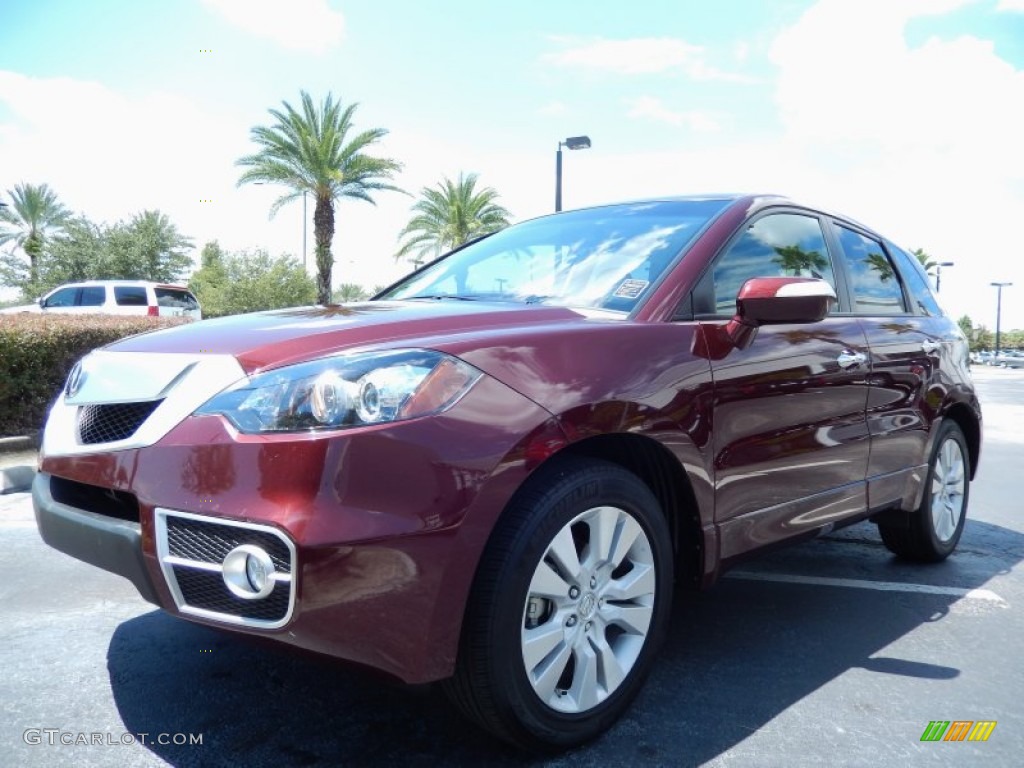Basque Red Pearl 2010 Acura RDX Standard RDX Model Exterior Photo #85111081