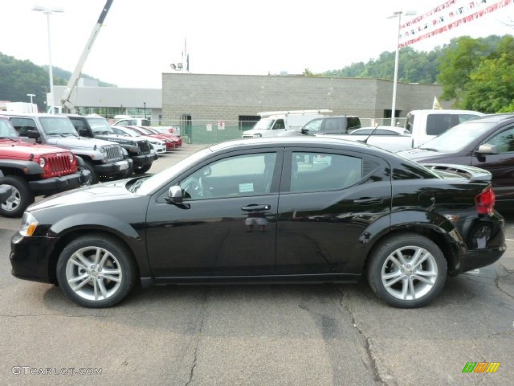 Black Clear Coat 2014 Dodge Avenger SXT Exterior Photo #85111415