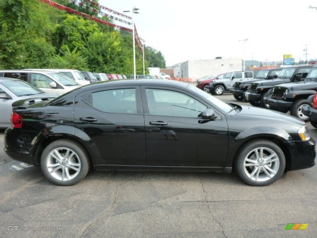 Black Clear Coat 2014 Dodge Avenger SXT Exterior Photo #85111490