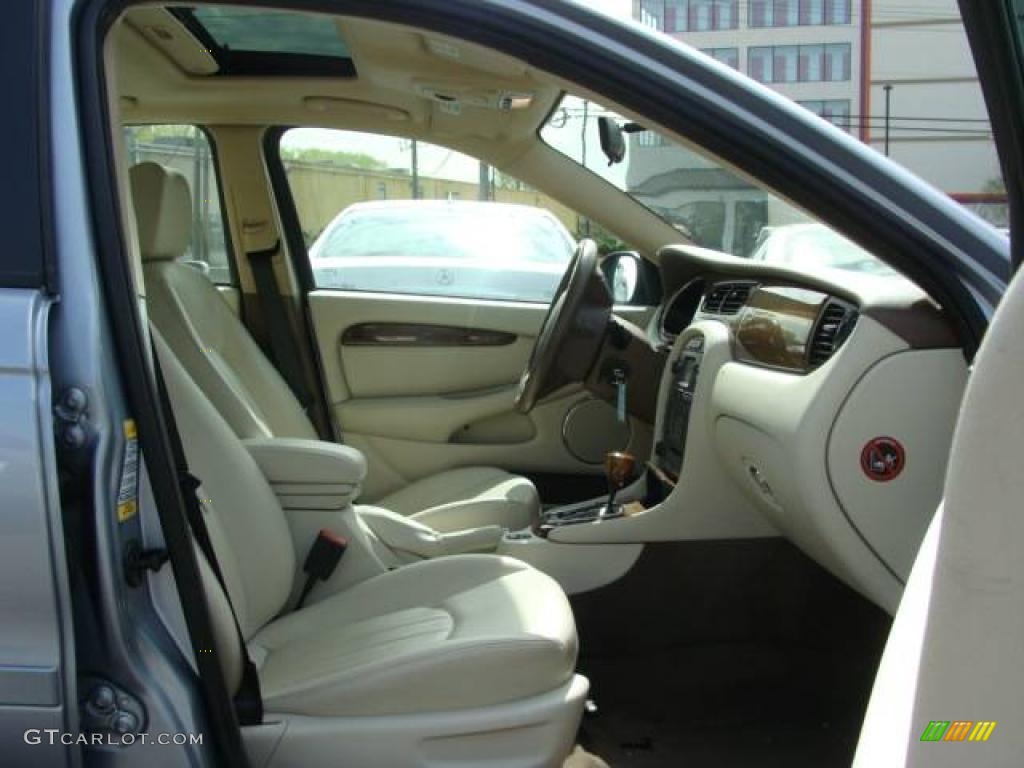 2007 X-Type 3.0 - Glacier Blue Metallic / Ivory photo #19