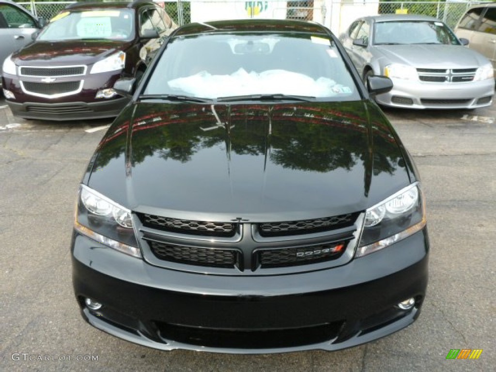 Black Clear Coat 2014 Dodge Avenger SXT Exterior Photo #85111556