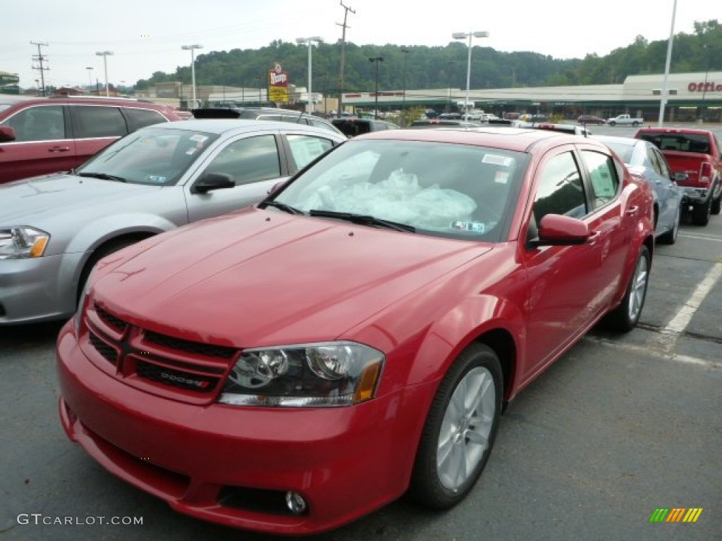 Redline 2-Coat Pearl 2014 Dodge Avenger SXT Exterior Photo #85111721