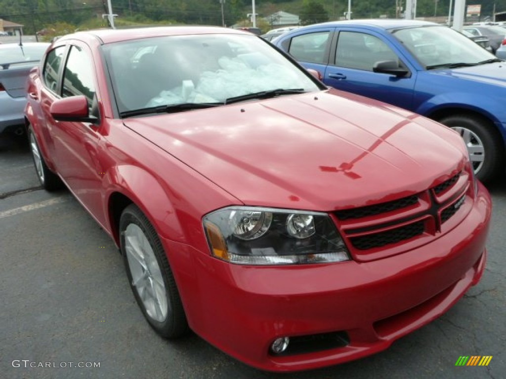 Redline 2-Coat Pearl 2014 Dodge Avenger SXT Exterior Photo #85111841